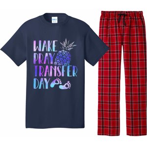 Women Wake Pray Transfer Day Cute Ivf Mom Infertility Pajama Set