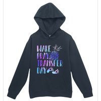 Women Wake Pray Transfer Day Cute Ivf Mom Infertility Urban Pullover Hoodie