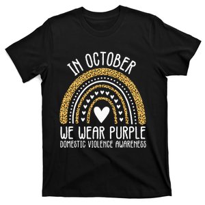 We Wear Purple Family Domestic Violence Awareness Month T-Shirt