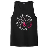 We Wear P.I.N.K Dog Cat Paw Breast Cancer Awareness PosiCharge Competitor Tank