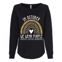 We Wear Purple Family Domestic Violence Awareness Month Womens California Wash Sweatshirt