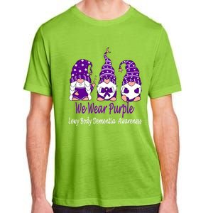 We Wear Purple For Lewy Body Detia Awareness Gift Adult ChromaSoft Performance T-Shirt