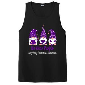 We Wear Purple For Lewy Body Detia Awareness Gift PosiCharge Competitor Tank