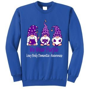 We Wear Purple For Lewy Body Detia Awareness Gift Sweatshirt