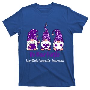 We Wear Purple For Lewy Body Detia Awareness Gift T-Shirt