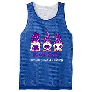 We Wear Purple For Lewy Body Detia Awareness Gift Mesh Reversible Basketball Jersey Tank