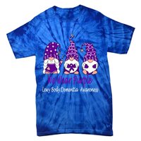 We Wear Purple For Lewy Body Detia Awareness Gift Tie-Dye T-Shirt