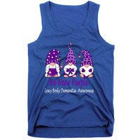 We Wear Purple For Lewy Body Detia Awareness Gift Tank Top