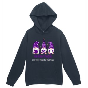 We Wear Purple For Lewy Body Detia Awareness Gift Urban Pullover Hoodie