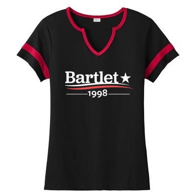 West Wing President Bartlet 1998 White House Ladies Halftime Notch Neck Tee