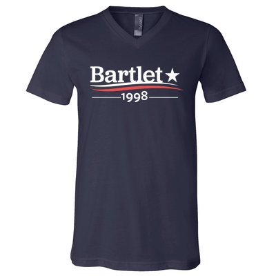 West Wing President Bartlet 1998 White House V-Neck T-Shirt