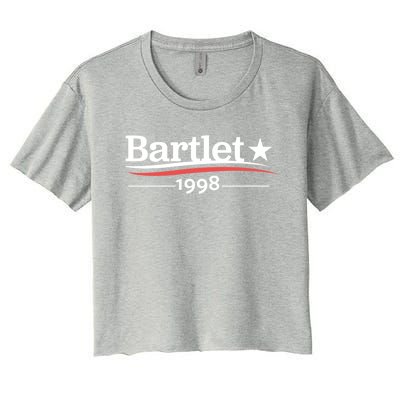 West Wing President Bartlet 1998 White House Women's Crop Top Tee