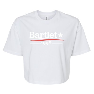 West Wing President Bartlet 1998 White House Bella+Canvas Jersey Crop Tee