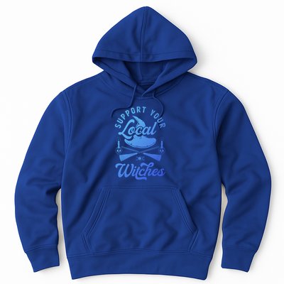 Witchcraft Wicca Pagan Support Your Local Witches Gift Hoodie