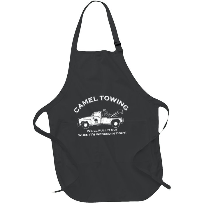 We Will Pull It Out When Its Wedged In Tight Camel Towing Full-Length Apron With Pockets