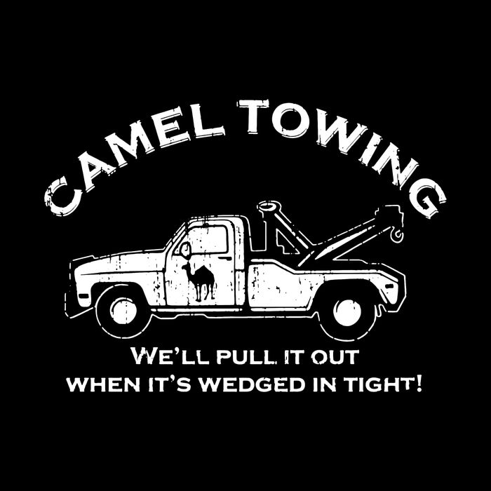 We Will Pull It Out When Its Wedged In Tight Camel Towing Full-Length Apron With Pockets