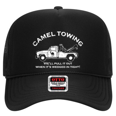 We Will Pull It Out When Its Wedged In Tight Camel Towing Trucker Hat
