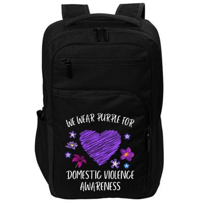 We Wear Purple For Domestic Violence Awareness Month Impact Tech Backpack