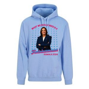 What We Really Need Is A Femininomenon Kamala Harris 2024 Unisex Surf Hoodie