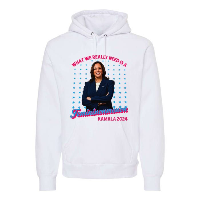 What We Really Need Is A Femininomenon Kamala Harris 2024 Premium Hoodie