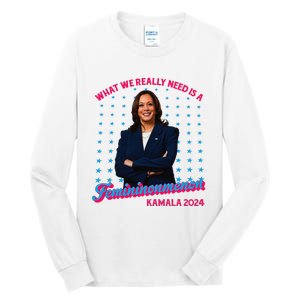 What We Really Need Is A Femininomenon Kamala Harris 2024 Tall Long Sleeve T-Shirt