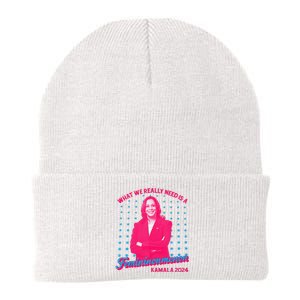 What We Really Need Is A Femininomenon Kamala Harris 2024 Knit Cap Winter Beanie