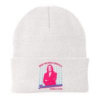 What We Really Need Is A Femininomenon Kamala Harris 2024 Knit Cap Winter Beanie