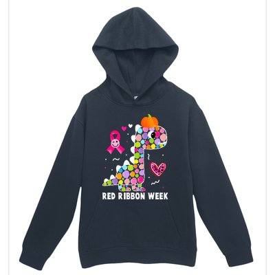 We Wear Red Ribbon Week Awareness Red Ribbon Week  Urban Pullover Hoodie