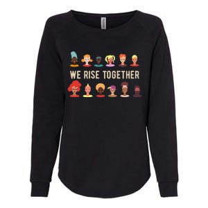 Womens We Rise Together All Women International Women's Day Inspire Womens California Wash Sweatshirt