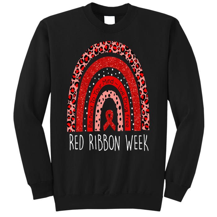 We Wear Red For Red Ribbon Week America Drug Free Sweatshirt