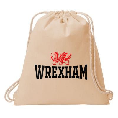 Wrexham Wales Red Dragon Wrecsam Drawstring Bag