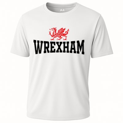 Wrexham Wales Red Dragon Wrecsam Cooling Performance Crew T-Shirt