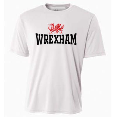 Wrexham Wales Red Dragon Wrecsam Cooling Performance Crew T-Shirt