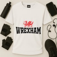 Wrexham Wales Red Dragon Wrecsam Cooling Performance Crew T-Shirt