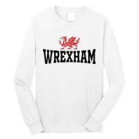 Wrexham Wales Red Dragon Wrecsam Long Sleeve Shirt