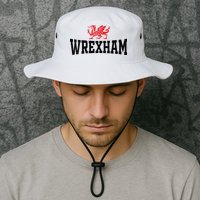 Wrexham Wales Red Dragon Wrecsam Bucket Hat