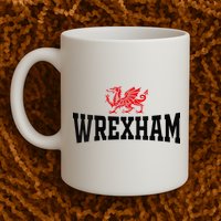 Wrexham Wales Red Dragon Wrecsam Mug