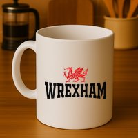 Wrexham Wales Red Dragon Wrecsam Mug