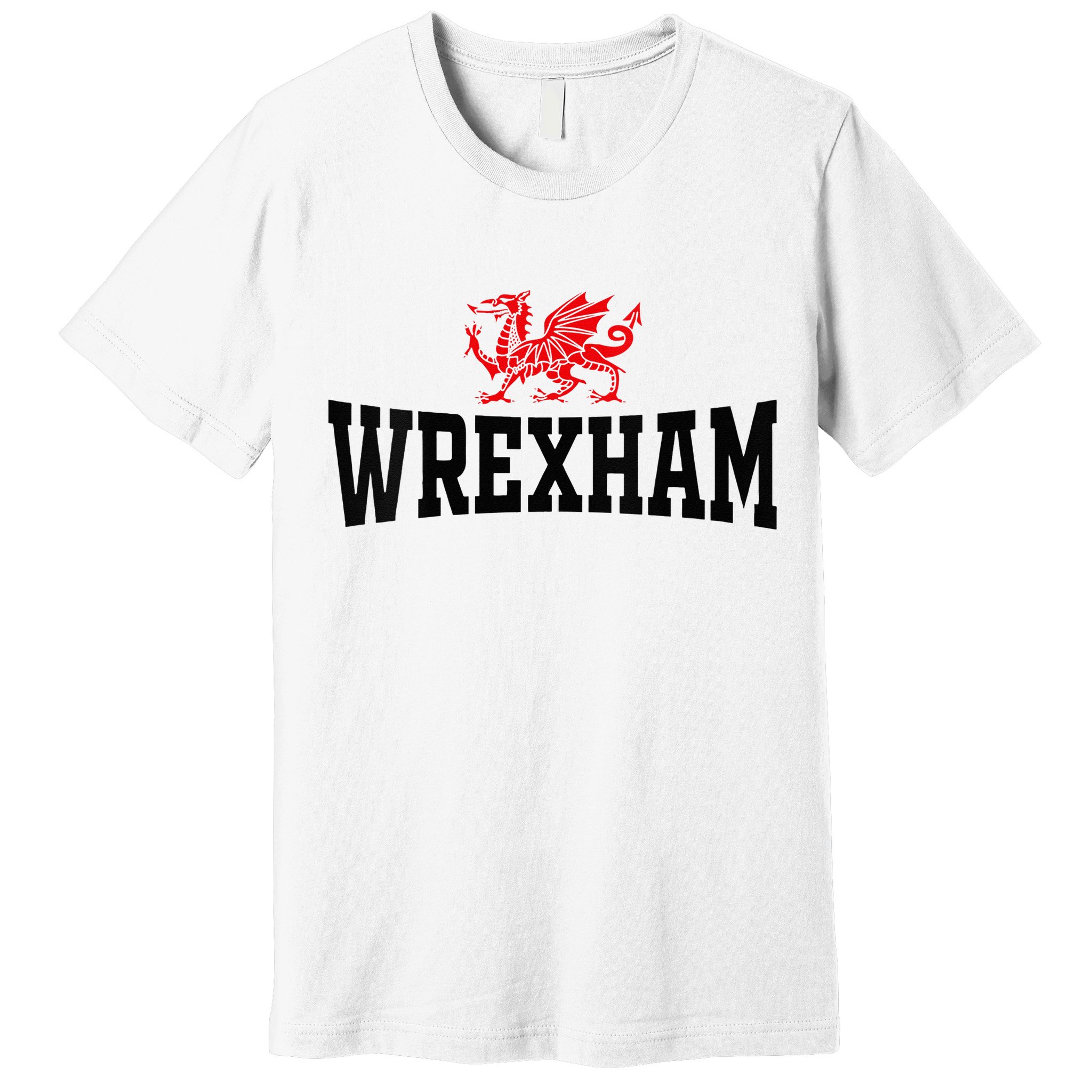Wrexham Wales Red Dragon Wrecsam Premium T-Shirt