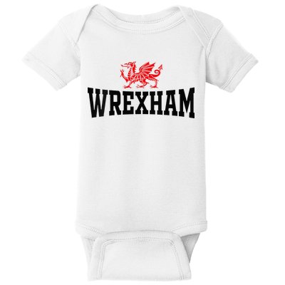 Wrexham Wales Red Dragon Wrecsam Baby Bodysuit