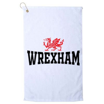 Wrexham Wales Red Dragon Wrecsam Golf Towel