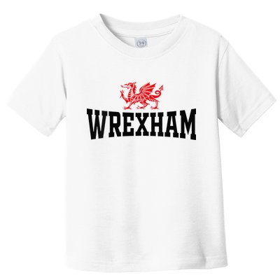 Wrexham Wales Red Dragon Wrecsam Toddler T-Shirt