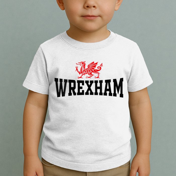 Wrexham Wales Red Dragon Wrecsam Toddler T-Shirt