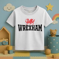 Wrexham Wales Red Dragon Wrecsam Toddler T-Shirt