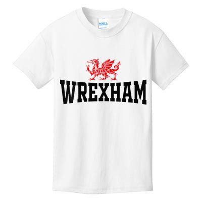 Wrexham Wales Red Dragon Wrecsam Kids T-Shirt