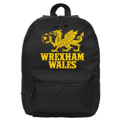 Wrexham Wales Red Dragons Soccer Futbol 16 in Basic Backpack