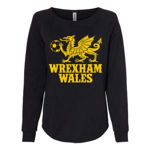 Wrexham Wales Red Dragons Soccer Futbol Womens California Wash Sweatshirt