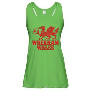 Wrexham Wales Red Dragons Soccer Futbol Ladies Essential Flowy Tank