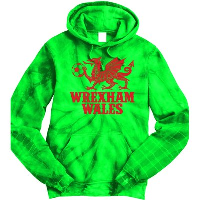 Wrexham Wales Red Dragons Soccer Futbol Tie Dye Hoodie