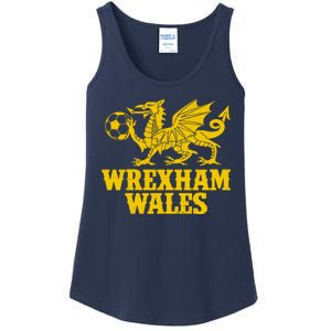 Wrexham Wales Red Dragons Soccer Futbol Ladies Essential Tank